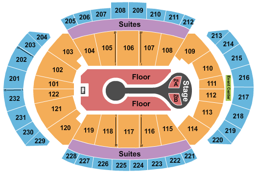 T-Mobile Center Benson Boone Seating Chart